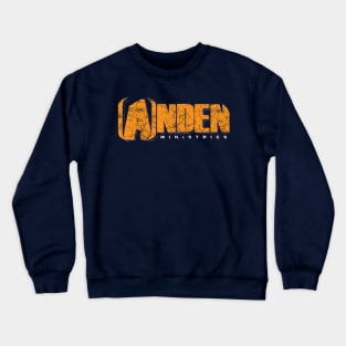 Orange Anden Ministries Logo Distressed Crewneck Sweatshirt